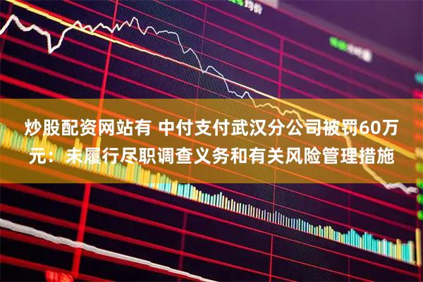炒股配资网站有 中付支付武汉分公司被罚60万元：未履行尽职调查义务和有关风险管理措施